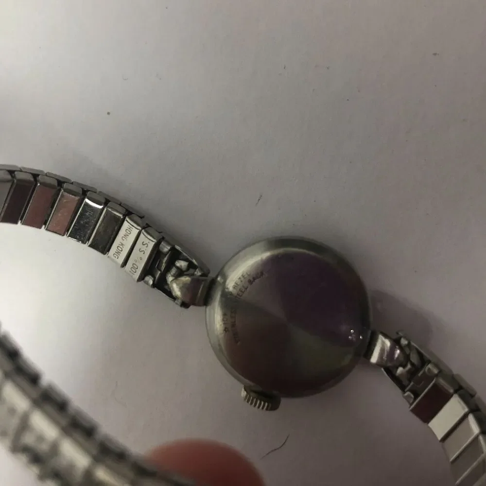 VTG Wittnauer Ladies Cocktail Watch 10k RPG Bezel Stainless Steel Back